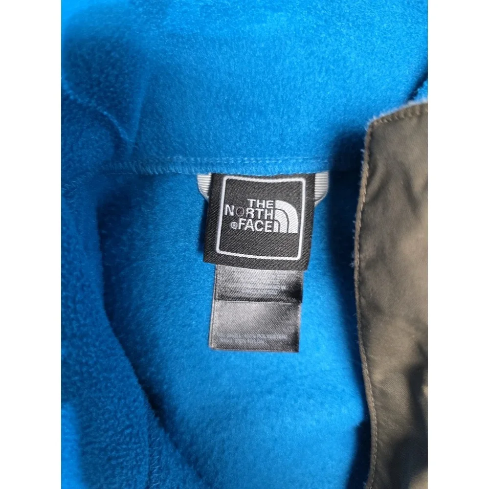 The‎ North Face Women's Hyvent Jacket  Small Brown Fleec Blue Nylon